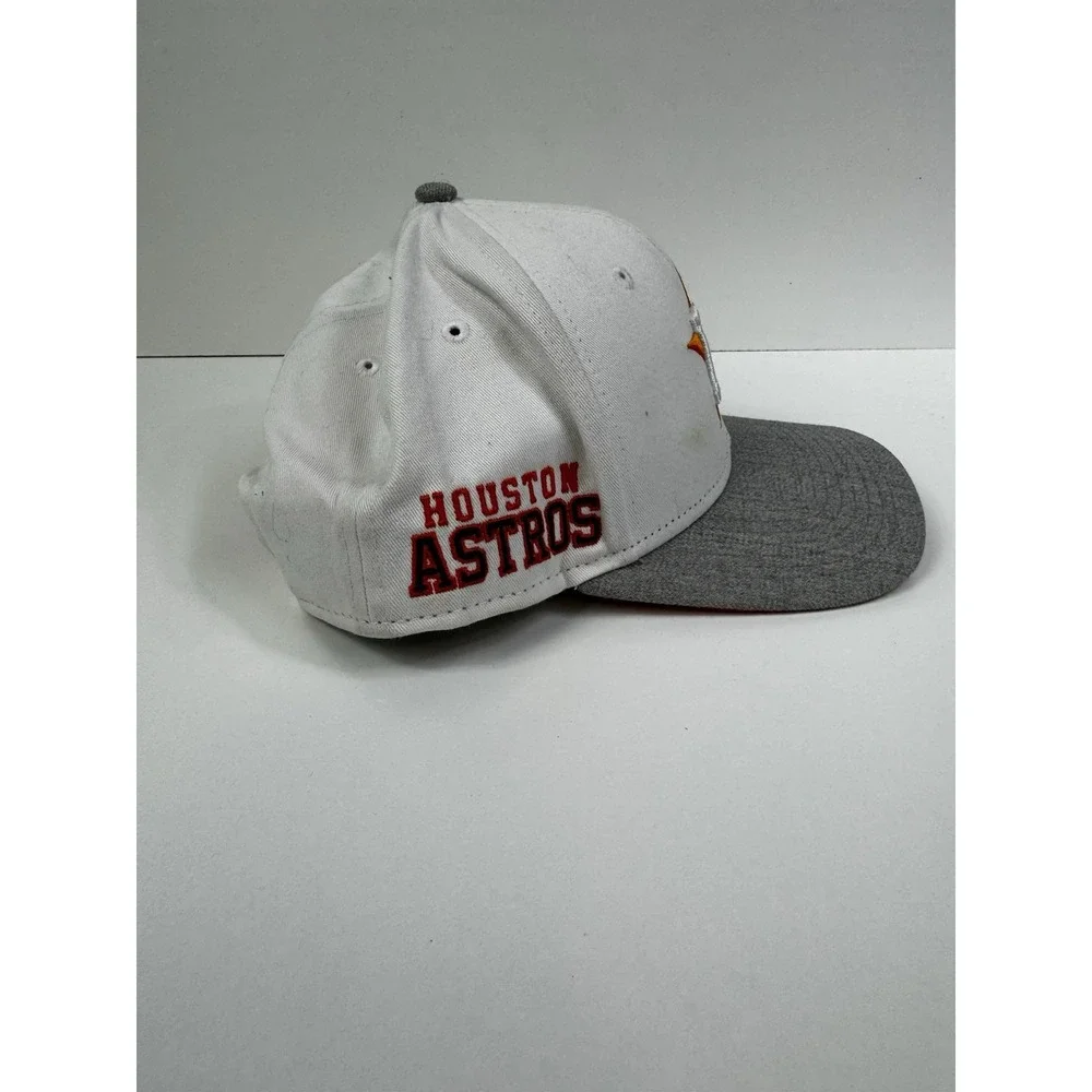 New Era Houston Astros 9Fifty Snapback Hat Cap White Adjustable One Size READ
